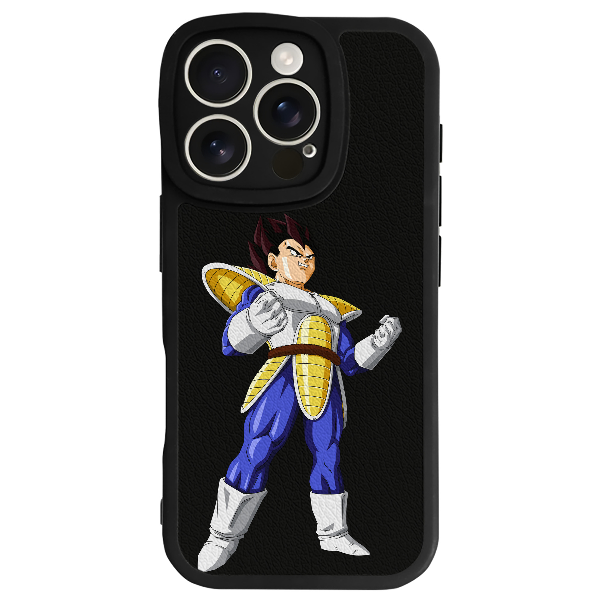 （画像用） ドラゴンボール ベジータ四世（Bejīta Yonsei）DRAGON BALL Vegeta IV 【iPhone 16シリーズ対応】シリコンスマホケース（レザー調） 材質：シリコン